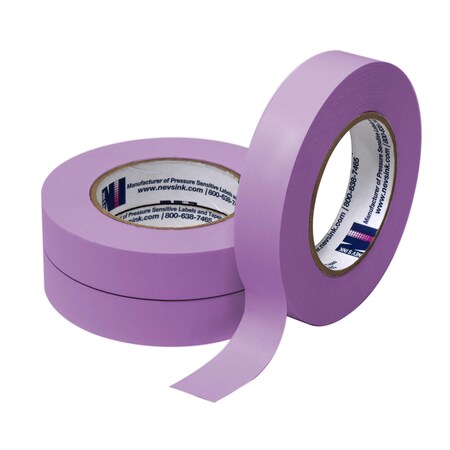 Nevs 1" wide x 60yd Violet Labeling Tape T-100-Violet